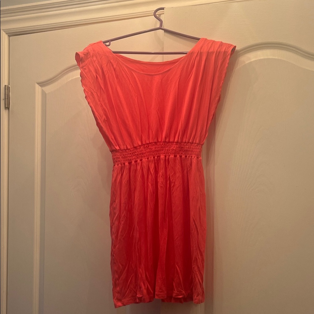Elegant Coral Dress